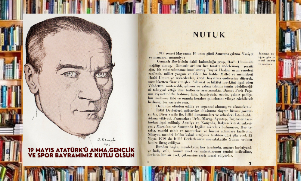 19 Mayıs Atatürk'ü Anma,Gençlik ve Spor Bayramımız kutlu olsun