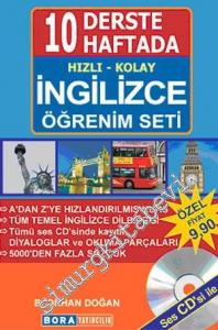 10 Derste \ 10 Haftada Hızlı Kolay İngilizce Öğrenim Seti -