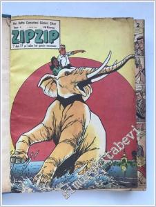 Zıpzıp Çizgi Roman Dergisi - 7'den 77'ye Her Gencin Mecmuası - Her Hafta Cumartesi Günleri Çıkar Sayı 1 - 40 (2 Mayıs 1964 -30 Ocak 1965) -        1964