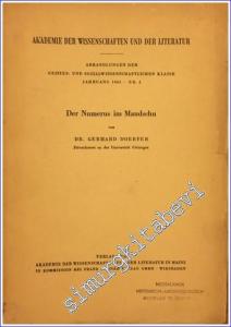 Der Numerus im Mandschu -