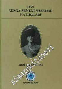 1920 Adana Ermeni Mezalimi Hatıraları -