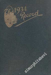 1934 Yıllığı İstanbul Amerikan Koleji 11 = The 1934 Record Istanbul American College  -