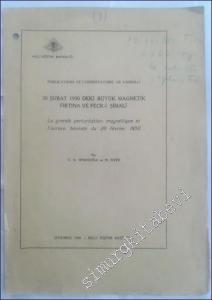 20 Şubat 1950'deki Büyük Magnetik Fırtına ve Fecr-i Şimali -        1950