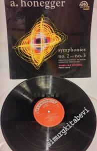 33 LP PLAK VINYL: A. Honegger, Czech Philharmonic Orchestra, Serge Baudo - Symphonies No. 2 And No. 3 -