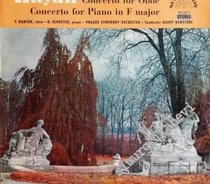 33 LP PLAK VINYL: Joseph Haydn, František Hanták, Heinz Schröter, The Prague Symphony Orchestra, Concerto For Oboe & Piano -        1962