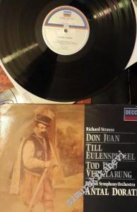 33 LP PLAK VINYL: Richard Strauss - Don Juan / Till Eulenspiegel / Tod Und Verklärung -        1981