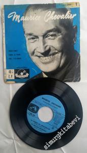 45 RPM SINGLE PLAK VINYL: Maurice Chevalier - Vieux Cabot -