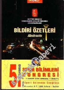 5. Uluslararası Spor Kongresi Bildiri Özetleri = 5. İnternational Spor Sciences Congress Abstracts -