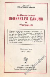 Açıklamalı ve Notlu Dernekler Kanunu ve Yönetmeliği -
