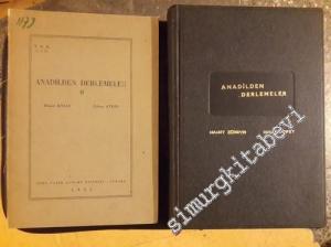 Anadilden Derlemeler 2 Cilt TAKIM -