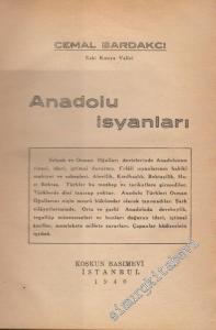 Anadolu İsyanları İMZALI -        1940
