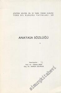 Anayasa Sözlüğü -        1986