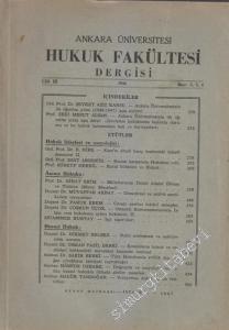 Ankara Üniversitesi Hukuk Fakültesi Dergisi - Sayı: 2 - 4  Cilt 3     1946