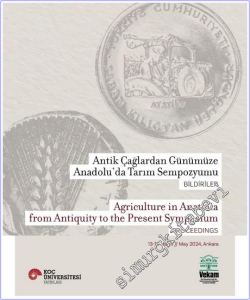 Antik Çağlardan Günümüze Anadolu'da Tarım Sempozyumu Bildiriler - Agriculture in Anatolia From Antiquity to the Present Symposium Proceedindg -        2026
