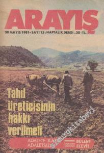 Arayış Haftalık Dergi - Sayı: 15      Mayıs