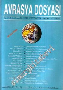 Avrasya Dosyası Üç Aylık Uluslararası İlişkiler ve Stratejik Araştırmalar Dergisi Dosya: Rusya Özel - İlkbahar: 1994, Cilt: 1, Sayı: 1