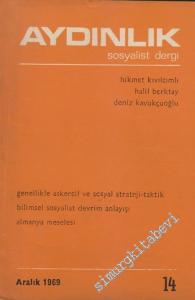 Aydınlık Aylık Sosyalist Dergi - Sayı: 14 , Aralık 1969