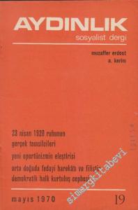 Aydınlık Aylık Sosyalist Dergi - Sayı: 19, Mayıs 1970