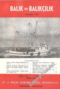 Balık ve Balıkçılık Dergisi - Sayı: 8, Ekim 1967, Cilt: 15