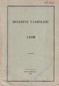 Belediye Tamimleri 1938 -        1939