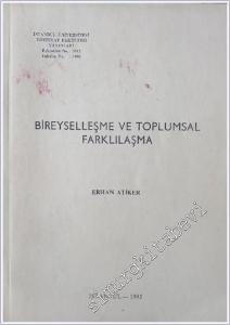 Bireyselleşme ve Toplumsal Farklılaşma -        1995