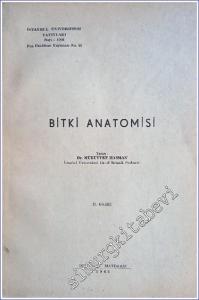 Bitki Anatomisi -        1963