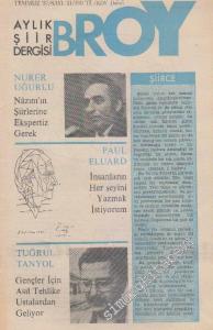 Broy Aylık Şiir Dergisi - Sayı: 21      Temmuz