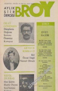 Broy Aylık Şiir Dergisi - Sayı: 22 - 23      Ağustos - Eylül