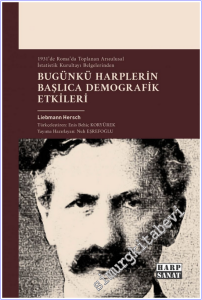 Bugünkü Harplerin Başlıca Demografik Etkileri: 1931'de Roma'da Toplanan Arsıulusal İstatistik Kurultayı Belgelerinden -        2025