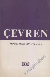 Çevren - Toplum, Bilim, Yazın ve Sanat Dergisi - Sayı: 16    Yıl: 5  Aralık