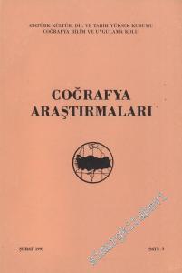 Coğrafya Araştırmaları Dergisi - Sayı: 3      Şubat