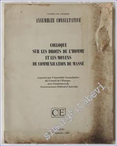 Colloque sur les Droits de l'Homme et les Moyens de Communication de Masse -        1968