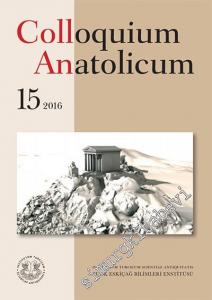 Colloquium Anatolicum 15 - 2016 -