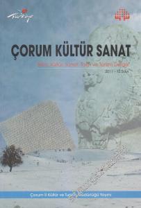 Çorum Kültür Sanat: Bilim, Kültür, Sanat, Tarih ve Turizm Dergisi  - 12