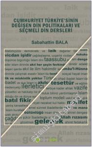 Cumhuriyet Türkiye'sinin Değişen Din Politikaları ve Seçmeli Din Dersleri -         2023