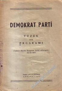 Demokrat Parti, Tüzük ve Programı -        1953