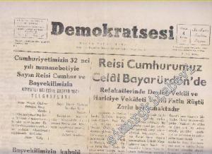 Demokratsesi - Reisi Cumhurumuz Ürdün'de - Sayı: 37  Yıl: 1    Kasım 1955