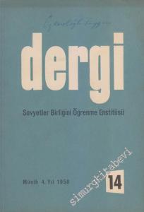 Dergi - Sovyetler Birliğini Öğrenme Enstitüsü - Sayı: 14    Yıl: 4