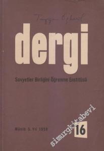 Dergi - Sovyetler Birliğini Öğrenme Enstitüsü - Sayı: 16    Yıl: 5   1959
