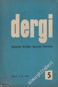 Dergi - Sovyetler Birliğini Öğrenme Enstitüsü - Sayı: 5    Yıl: 2   1956