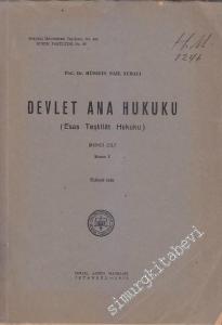 Devletler Ana Hukuku Cilt 1: Esas Teşkilat Hukuku -