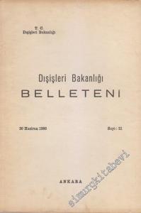 Dış İşleri Bakanlığı Belleteni - 21      Haziran