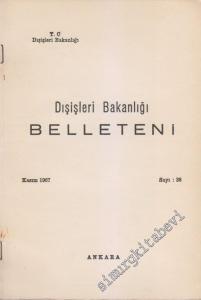 Dış İşleri Bakanlığı Belleteni - 38      Kasım