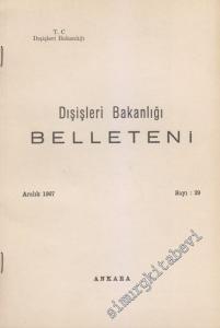 Dış İşleri Bakanlığı Belleteni - 39      Aralık