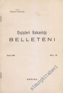 Dış İşleri Bakanlığı Belleteni - 40      Ocak