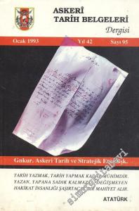 Documents d'Histoire Militaire ( Askeri Tarih Belgeleri Dergisi ) - Annee: 41, Janvier 1992, No: 93