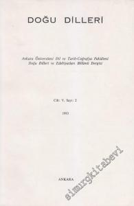 Doğu Dilleri Dergisi - Farsça Arapça Urduca Hindoloji ve Sinoloji Araştırmaları - 5. Cilt  Sayı: 2