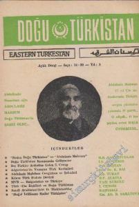 Doğu Türkistan - Eastern Turkestan Dergisi - Sayı: 24 - 30    3