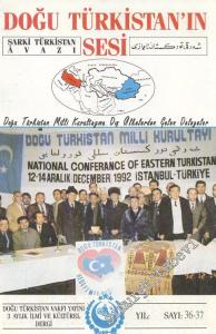 Doğu Türkistan'ın Sesi - Sayı: 36 / 37      Mart