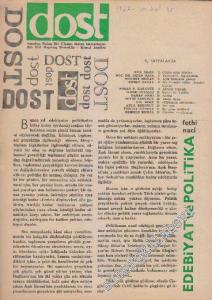 Dost Fikir ve Sanat Dergisi: Edebiyat ve Politika - Sayı: 35  19    Eylül 1967